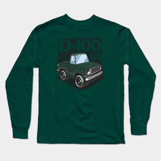 D100 - 1976 (Dark Green Iridescent) Long Sleeve T-Shirt